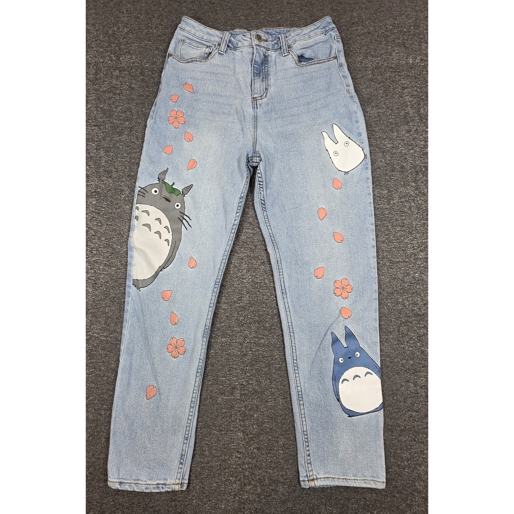 Studio Ghibil My Neighbor Totoro Sakura Mom Jeans Size 7 Hot Topic